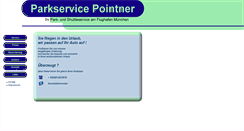 Desktop Screenshot of parkservice-pointner.de