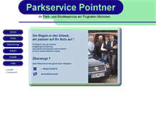 Tablet Screenshot of parkservice-pointner.de